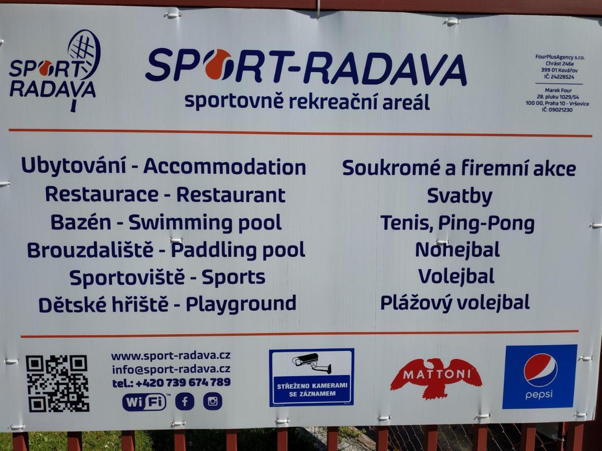 Sport-Radava Hotell Kovářov Eksteriør bilde